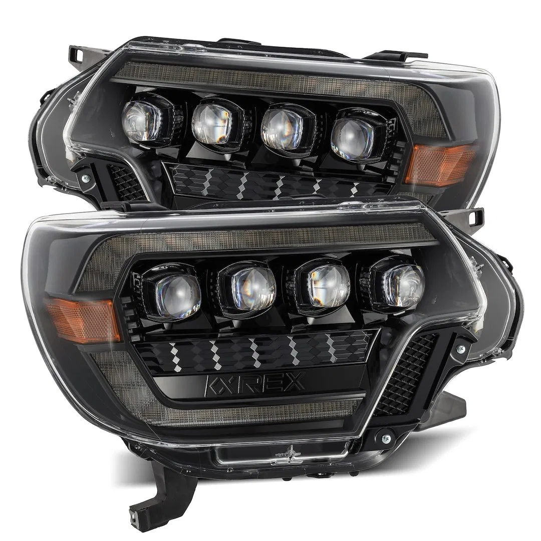 880752 – ALPHAREX USA Headlight Assembly, LED Bulb Projector Beam With Daytime Running Light/ Sequential Signal White...